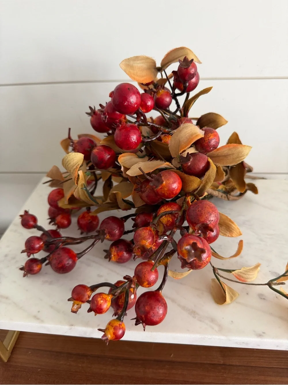 Faux Crabapple Stems Bundle of 7